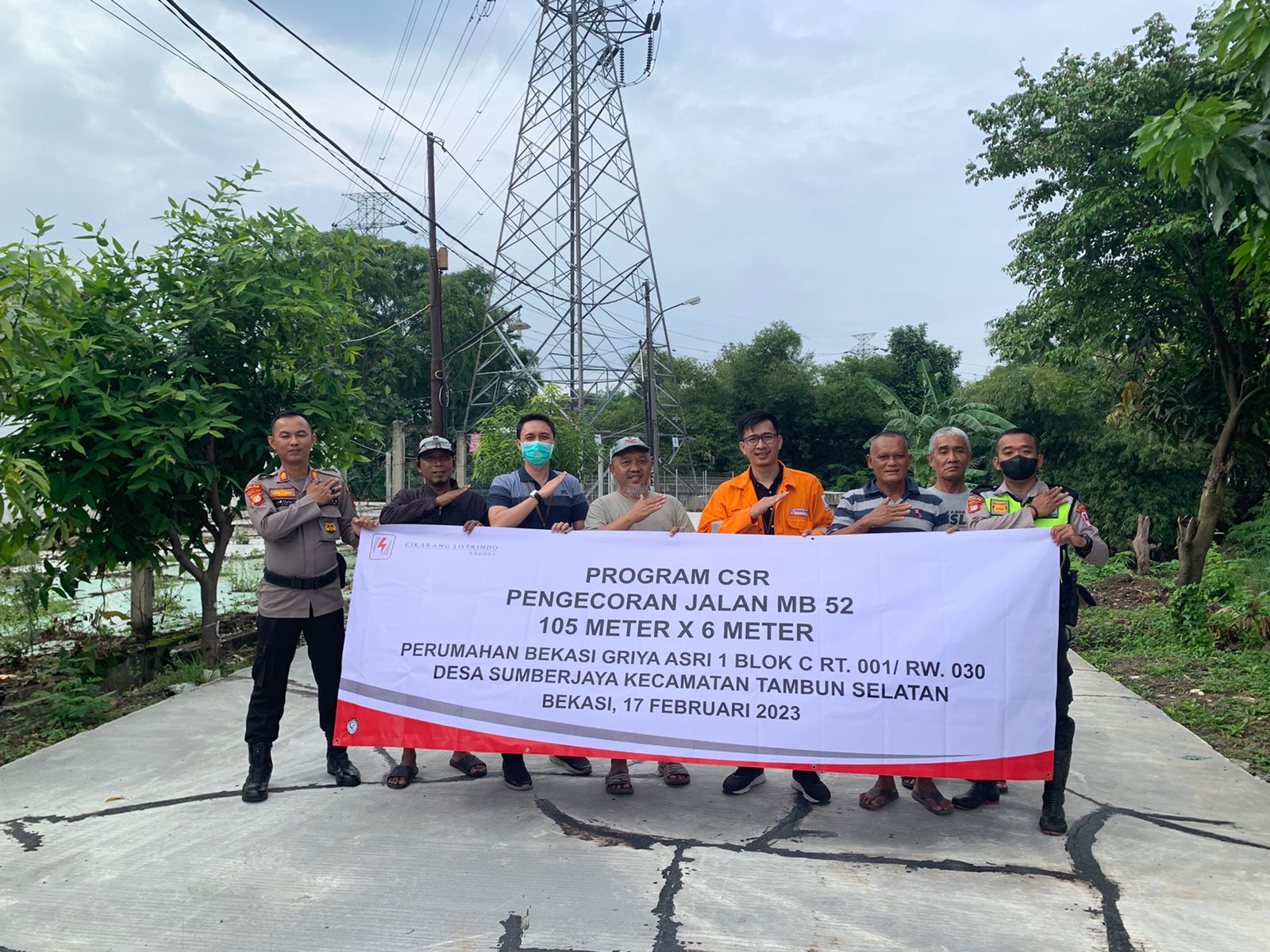 Program CSR pembangunan infrastruktur